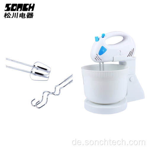 Elektrischer Pulver-Eierfutter-Handmixer mit Schüssel